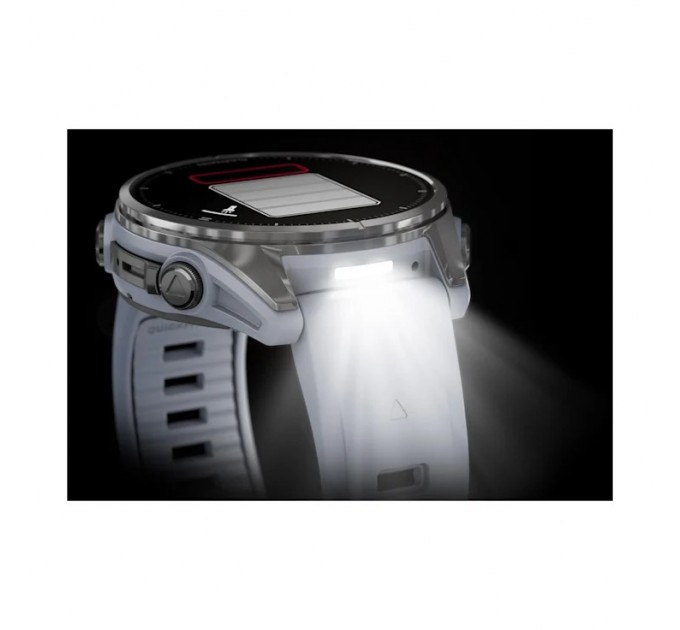 Garmin Смарт-годинник Garmin Fenix 8 43mm AMOLED Silver with Whitestone Silicone (010-02903-06)