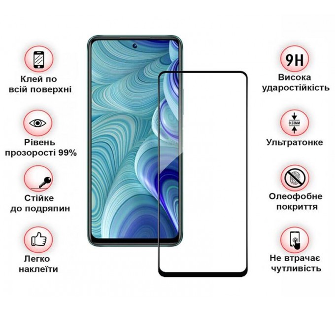 BeCover Захисне скло BeCover для Poco M6 Pro 4G Black (710632)