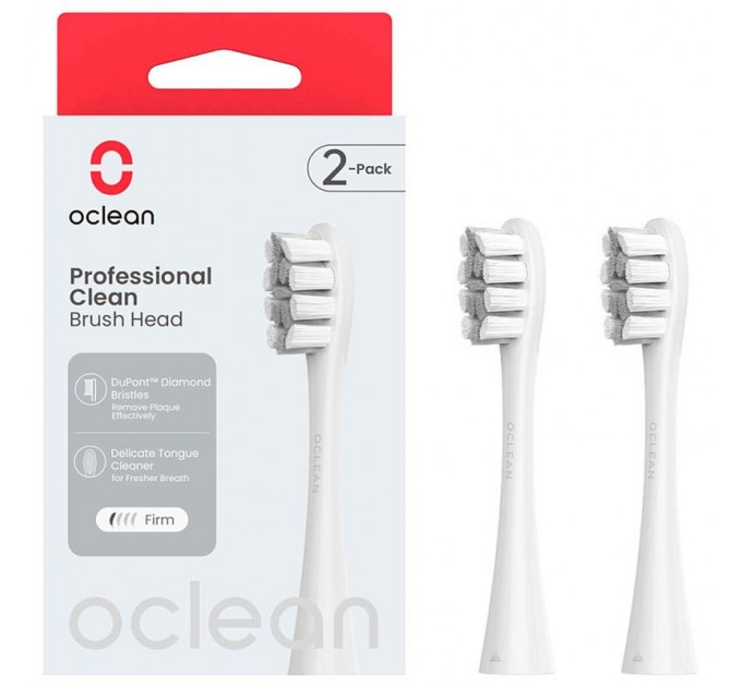 Oclean Набір змінних щіток-насадок Oclean P1C10 Brush Head Grey (2шт)