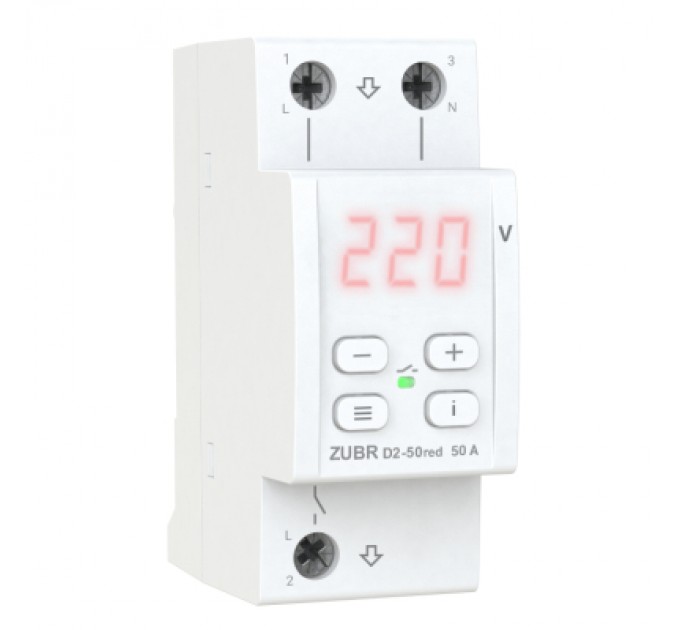 ZUBR Реле напруги ZUBR D2-50 red (4820120221729)