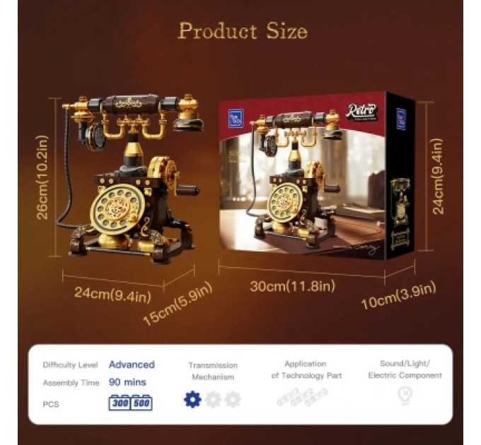 Конструктор Pantasy Original - Retro Phone (85018)