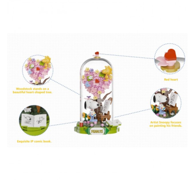 Pantasy Конструктор Pantasy Snoopy - Art World (86902)