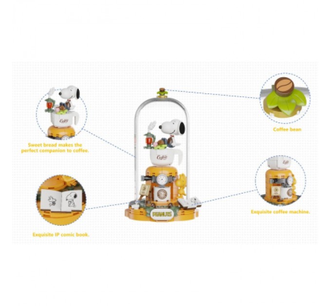 Pantasy Конструктор Pantasy Snoopy - Coffee Time (86903)