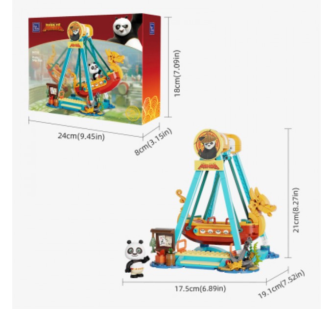 Pantasy Конструктор Pantasy Kungfu Panda -Pirate ship ride (86516)