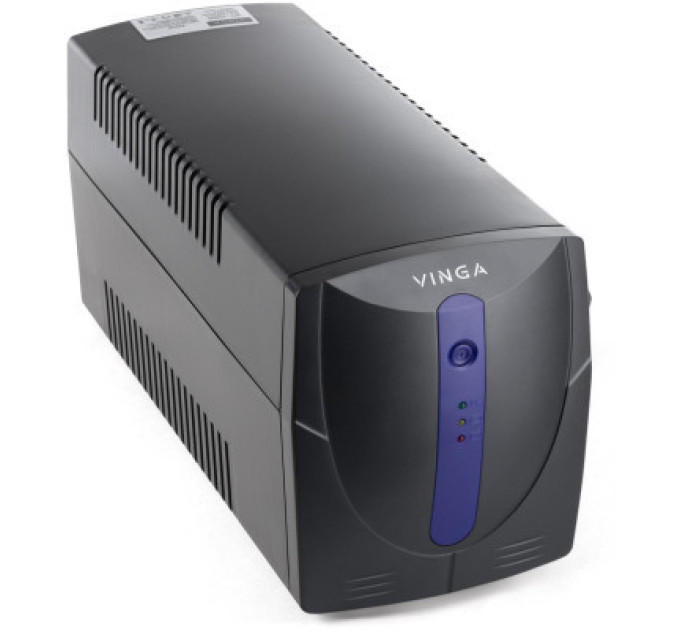Vinga Пристрій безперебійного живлення Vinga LED 1200VA plastic case with USB (VPE-1200PU)