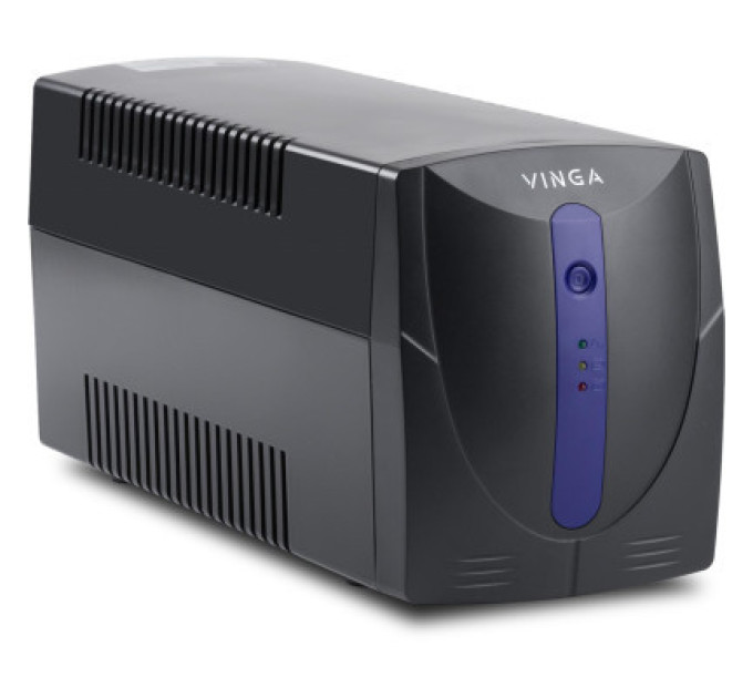 Vinga Пристрій безперебійного живлення Vinga LED 1200VA plastic case with USB (VPE-1200PU)
