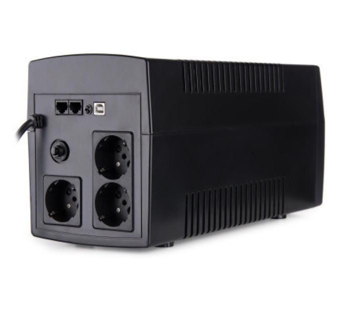Vinga Пристрій безперебійного живлення Vinga LED 1200VA plastic case with USB (VPE-1200PU)