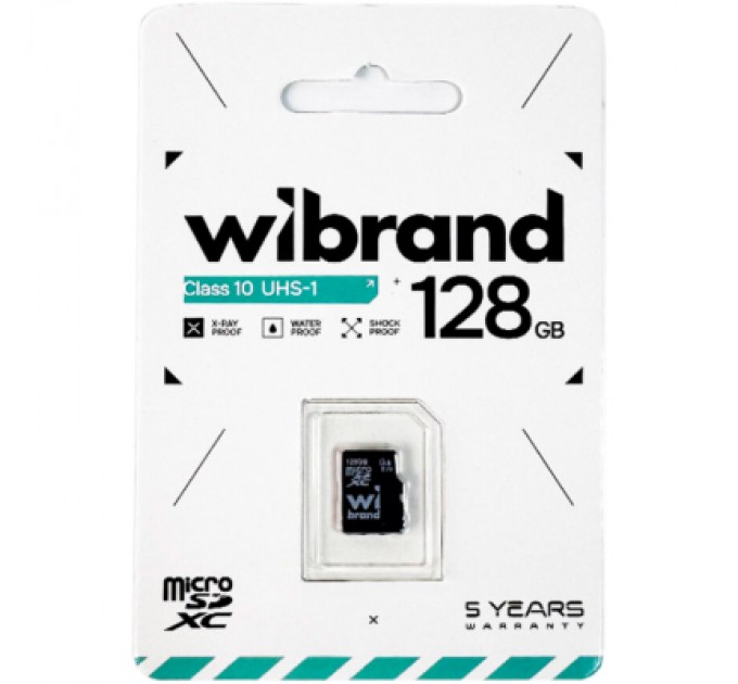 Wibrand Карта пам'яті Wibrand 128GB microSD class 10 (WICDHU1/128GB)