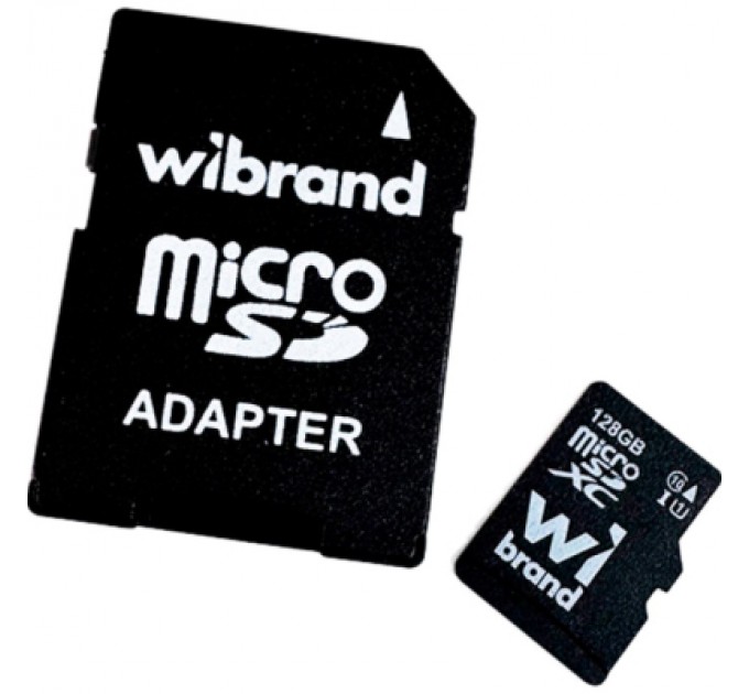Wibrand Карта пам'яті Wibrand 128GB microSD class 10 (WICDHU1/128GB-A)