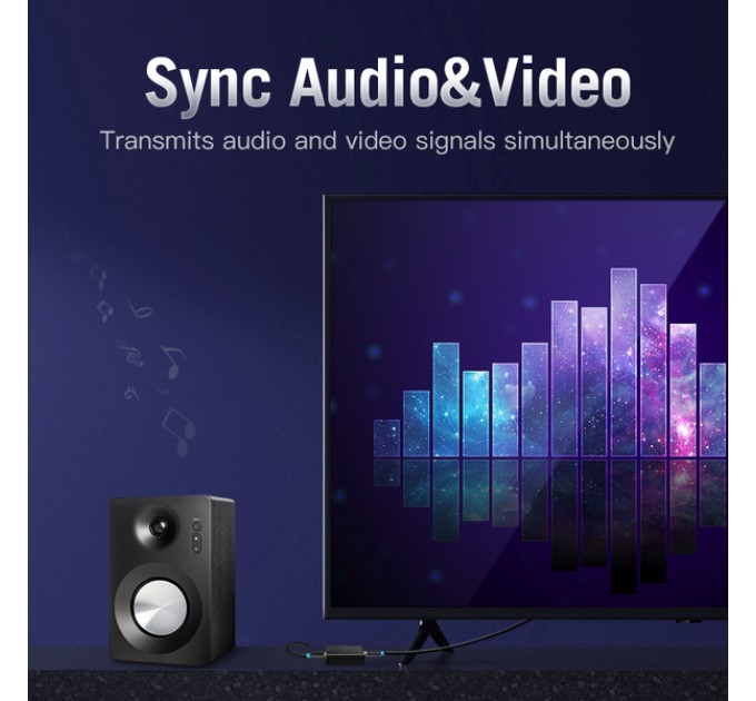 Vention Кабель Vention HDMI - HDMI V 2.0 (M/M), 3 м, Black (AACBI)