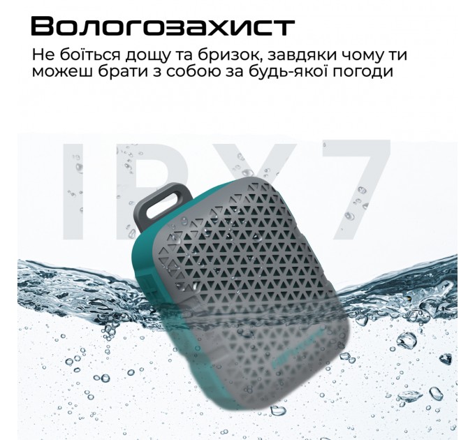 HIFuture Акустична система HiFuture Pocket-S 5W Grey/Blue (pocket-s.greyblue)