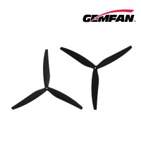 Пропелер для дрона Gemfan 1507 Glass Fiber Nylon 3 Blade CW/CCW- Black (PMGN1507-3B)