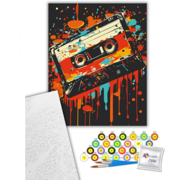 ArtCraft Картина по номерам ArtCraft Палітра звуку 40х50 см (12032-AC)