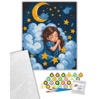 Картина по номерам ArtCraft Спляче янголятко 40х50 см (15589-AC)