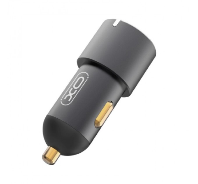 Зарядний пристрій XO CC45 1 USB QC 3.0 + 2 Type-C PD (60W) Black (XO-CC45-BK)