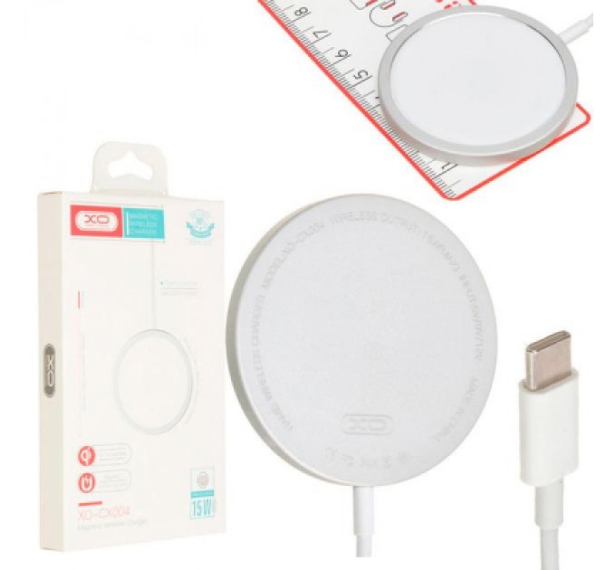 XO Зарядний пристрій XO CX004 iPhone 11/12 White (XO-CX004-WH)