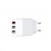 XO Зарядний пристрій XO QC 3.0 L72 30W (18W/1USB + 2.4A/2 USB) + cable Lightning White (XO-L72i-WH)