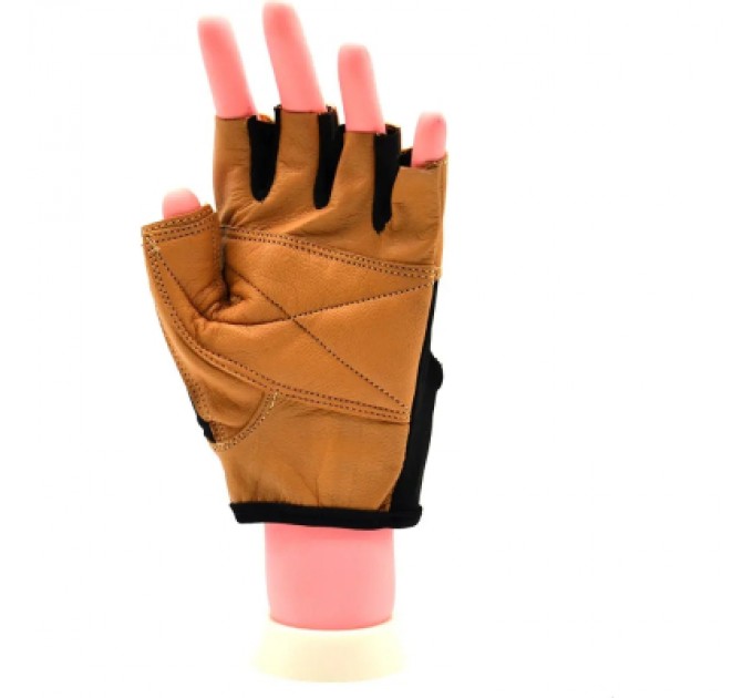 MadMax Рукавички для фітнесу MadMax MFG-444 Fitness Brown M (MFG-444-Brown_M)