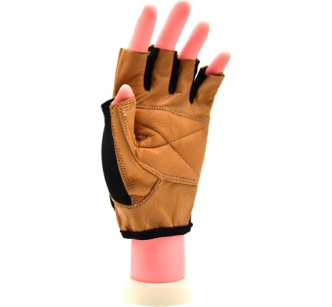 MadMax Рукавички для фітнесу MadMax MFG-444 Fitness Brown M (MFG-444-Brown_M)