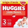 Huggies Підгузки Huggies Little Movers 3 (4-9 кг) M-pack, 168 шт (5029053577852)
