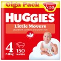 Huggies Підгузки Huggies Little Movers 4 (7-18 кг) M-pack, 150 шт (5029053583402)