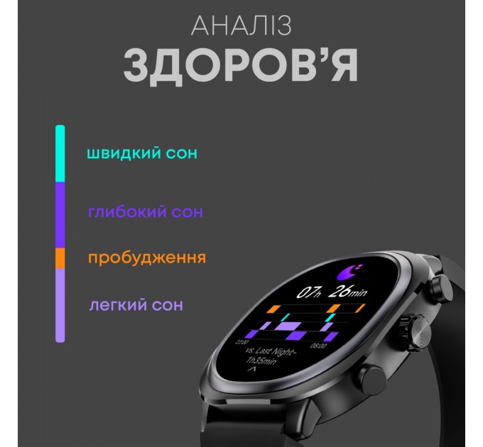 HIFuture Смарт-годинник HiFuture Aix Lite Black