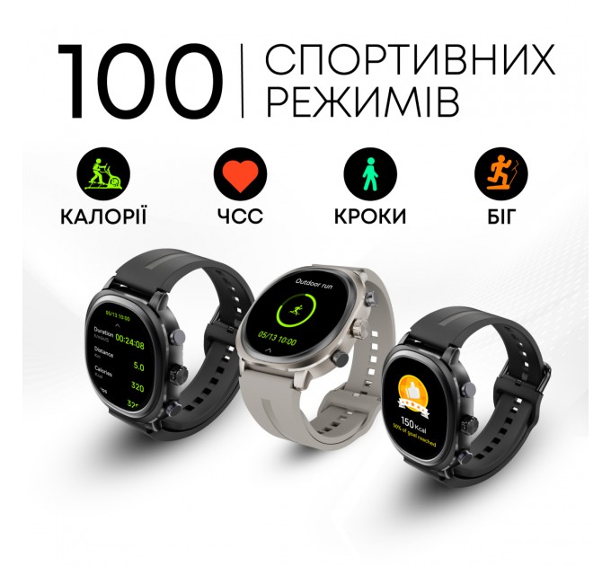HIFuture Смарт-годинник HiFuture Aix Lite Black
