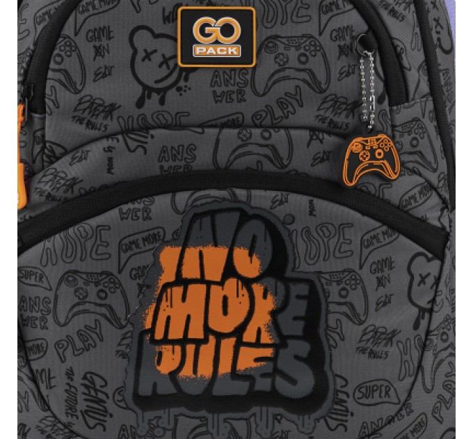 Рюкзак шкільний GoPack Education 175M-5 No More Rules (GO25-175M-5)