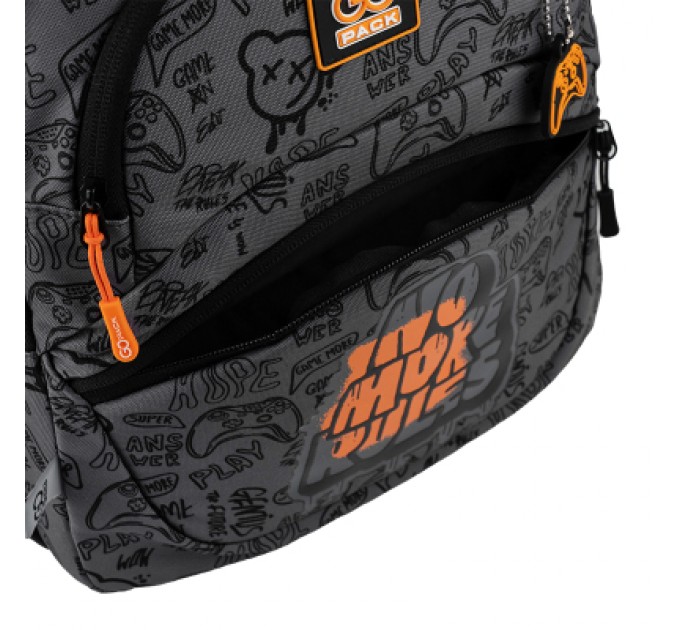 Рюкзак шкільний GoPack Education 175M-5 No More Rules (GO25-175M-5)