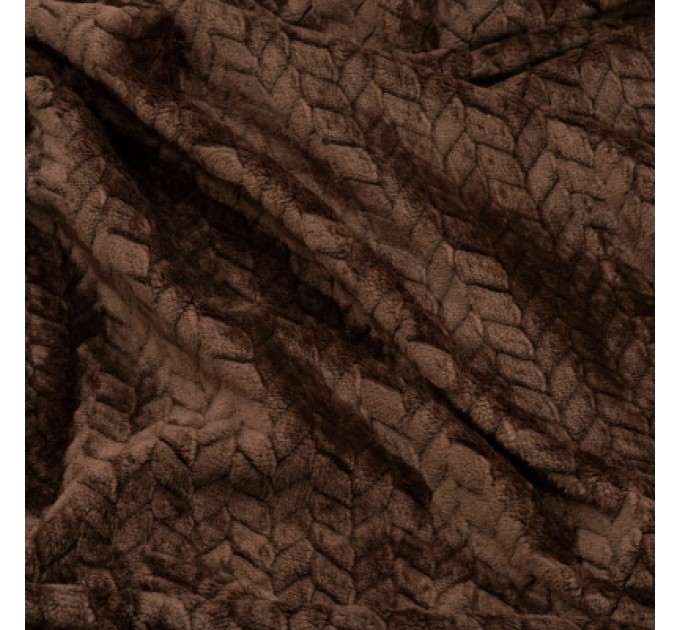 Ardesto Плед Ardesto Jacquard Braid 160х200см, 100% поліестер, коричневий (ART0205JB)