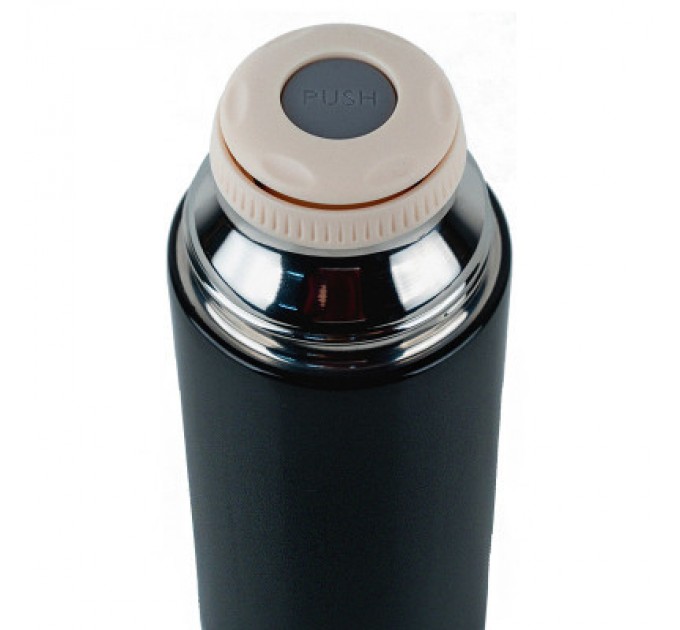 Kite Поїльник-непроливайка Kite Термос Pearl, 350 мл, чорний (K24-302-1)