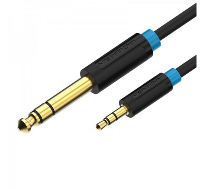 Vention Кабель Vention 6.35 мм - 3.5 мм (M/M), 3 м, Black (BABBI)