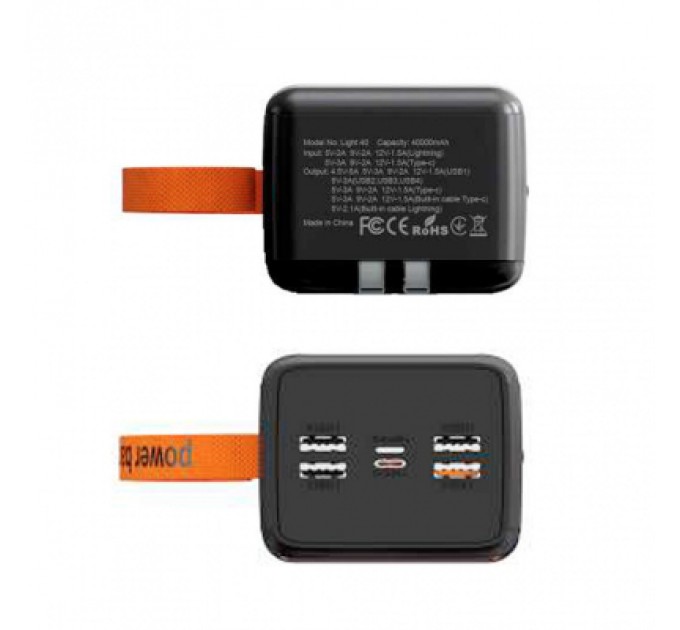 Батарея універсальна Aspiring Light 40 40000mAh PD/22.5W (PPLH.L04)