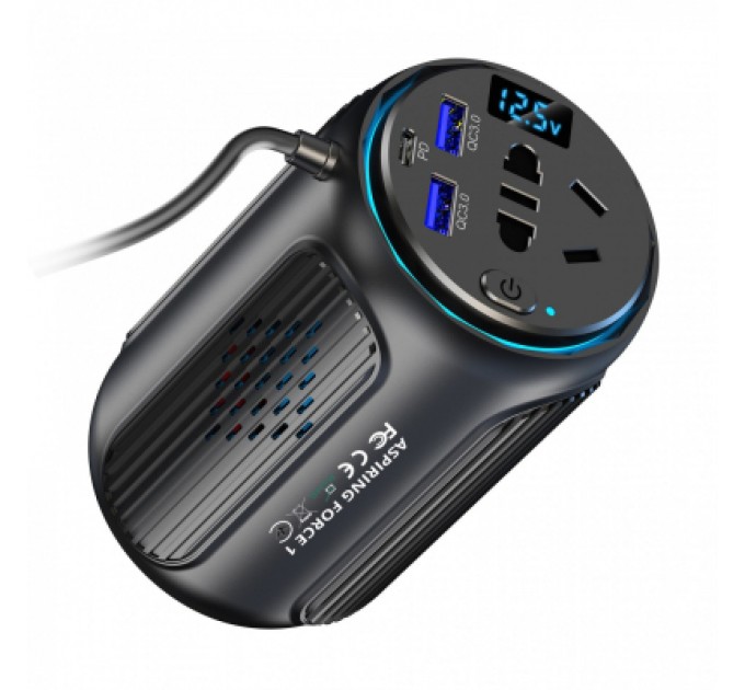 Aspiring Автомобільний інвертор 12V/220V Force1 150W, PD20W Aspiring (FC.150)