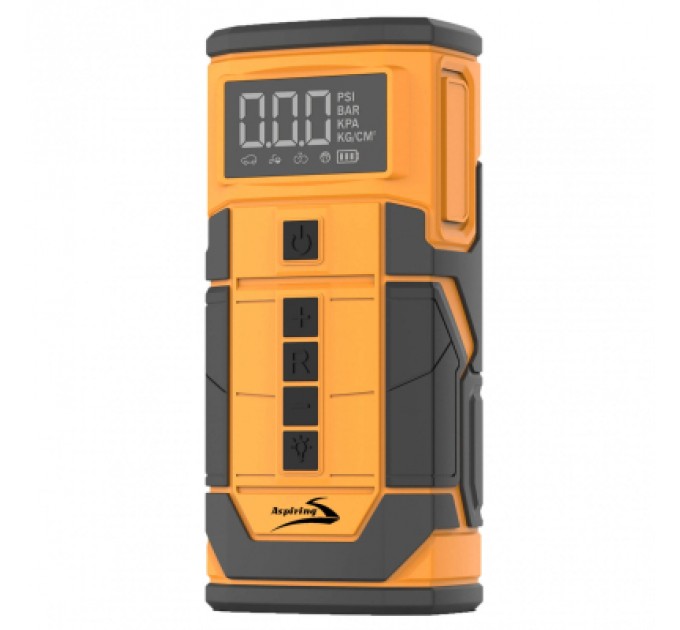 Aspiring Пуско зарядний пристрій Aspiring Jump 3 8000mAh Power bank 3-in-1 with inflator, compressor, car charging (JM8000PIWC)