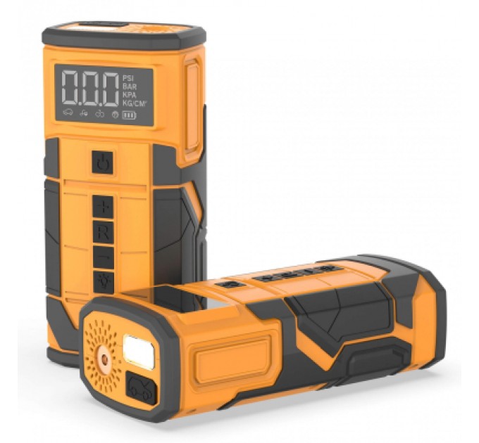 Aspiring Пуско зарядний пристрій Aspiring Jump 3 8000mAh Power bank 3-in-1 with inflator, compressor, car charging (JM8000PIWC)