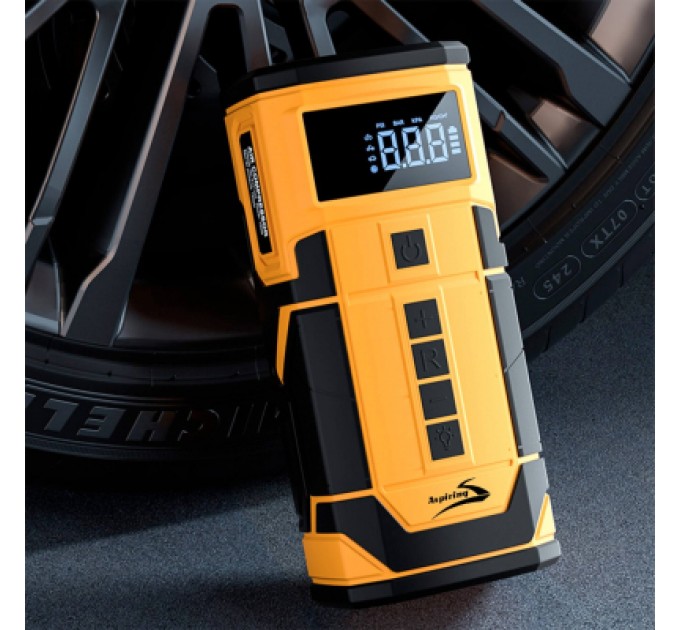 Aspiring Пуско зарядний пристрій Aspiring Jump 3 8000mAh Power bank 3-in-1 with inflator, compressor, car charging (JM8000PIWC)
