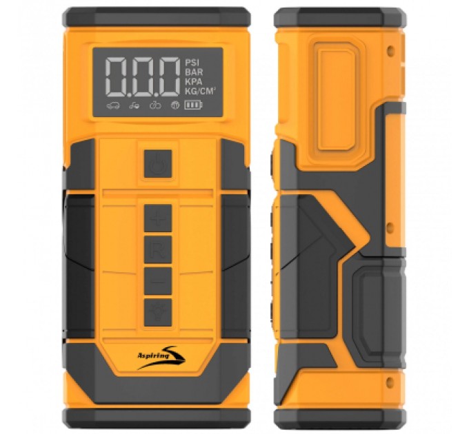 Aspiring Пуско зарядний пристрій Aspiring Jump 3 8000mAh Power bank 3-in-1 with inflator, compressor, car charging (JM8000PIWC)
