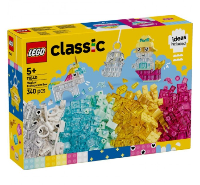 LEGO Конструктор LEGO Classic Чарівна прозора коробка (11040)