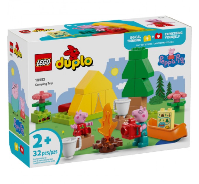 LEGO Конструктор LEGO DUPLO Peppa Pig Туристичний похід (10452-)