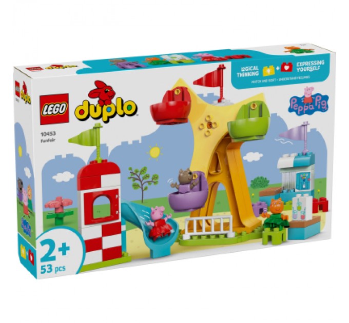 LEGO Конструктор LEGO DUPLO Peppa Pig Ярмарок розваг (10453)