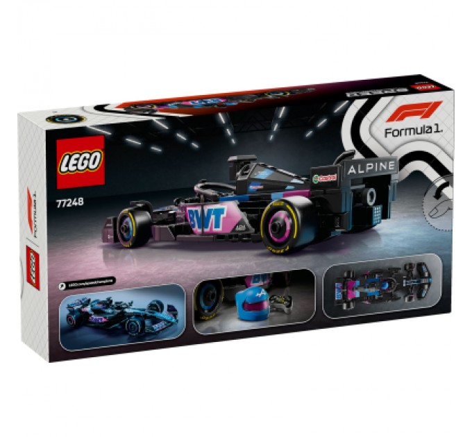 LEGO Конструктор LEGO Speed Champions Автомобіль для перегонів BWT Alpine F1® Team A524 (77248)