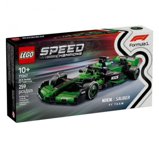 Конструктор LEGO Speed Champions Автомобіль для перегонів KICK Sauber F1 Team C44 (77247)