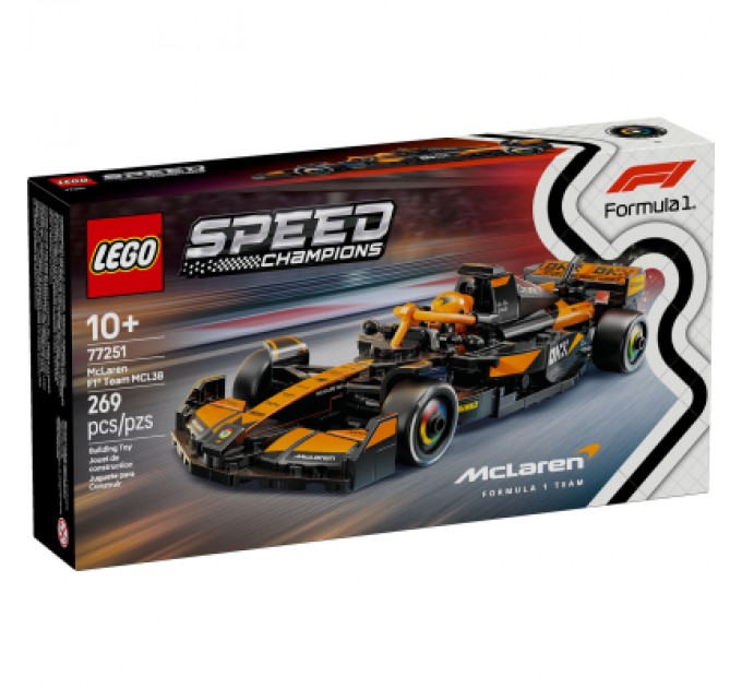 LEGO Конструктор LEGO Speed Champions Автомобіль для перегонів McLaren F1 Team MCL38 (77251)