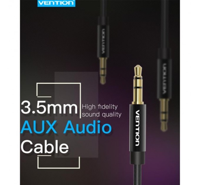Vention Кабель Vention 3.5 мм - 3.5 мм (M/M), 1 м, Black (BAGBF)