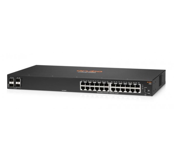 ARUBA BY HPE Комутатор HPE Aruba 6100 Switch 24G 4SFP+ JL678A (RSVLC-1813)