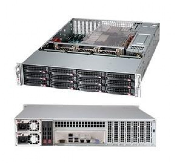 Supermicro Серверний корпус 2U 920W EATX CSE-826BE1C-R920LPB SUPERMICRO