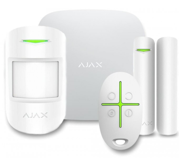 Ajax Ajax StarterKit 2 (8EU) white комплект охоронної сигналізації