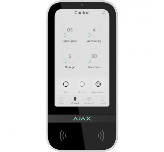 Ajax Ajax KeyPad TouchScreen (8EU) ASP white клавіатура