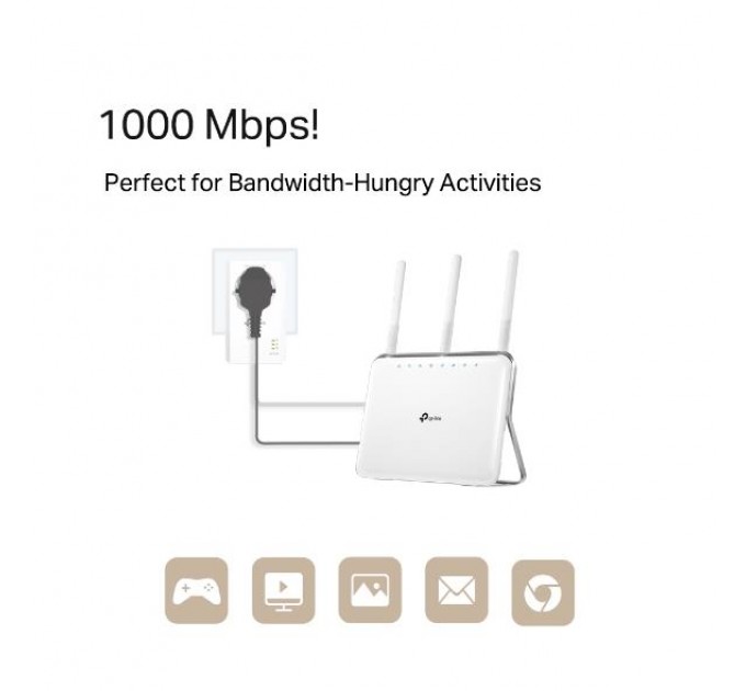 Гігабітний Powerline адаптер, TL-PA7017P TP-LINK